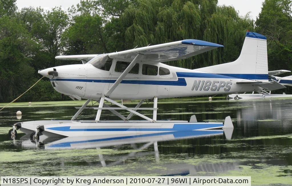 N185PS, 1975 Cessna A185F Skywagon 185 C/N 18502908, Cessna A185F Skywagon moored at AirVenture 2010.