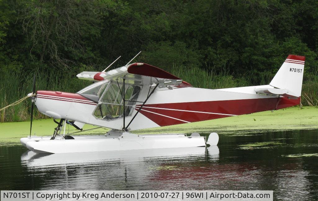 N701ST, 1991 Zenair STOL 701 C/N 7-1362, Zenair CH 701 moored at AirVenture 2010.