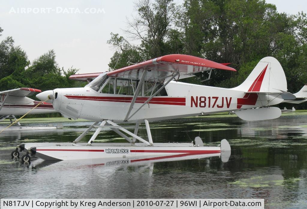 N817JV, 1995 Aviat A-1 Husky C/N 1283, Aviat A-1 Husky moored at AirVenture 2010.