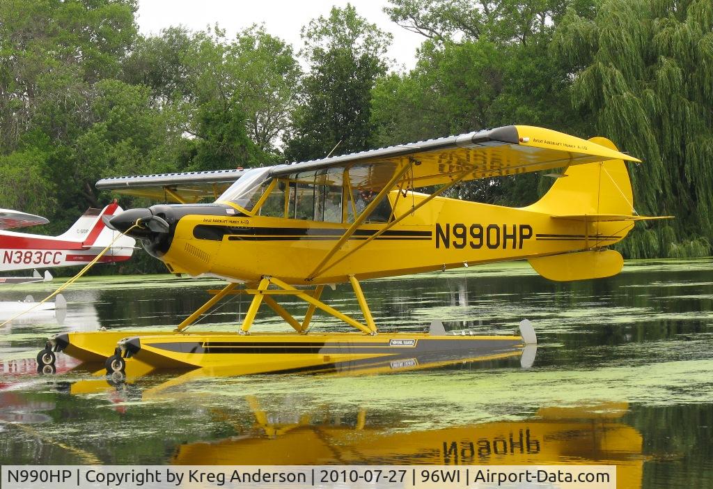 N990HP, 2000 Aviat A-1B Husky C/N 2109, Aviat A-1B Husky moored at AirVenture 2010.