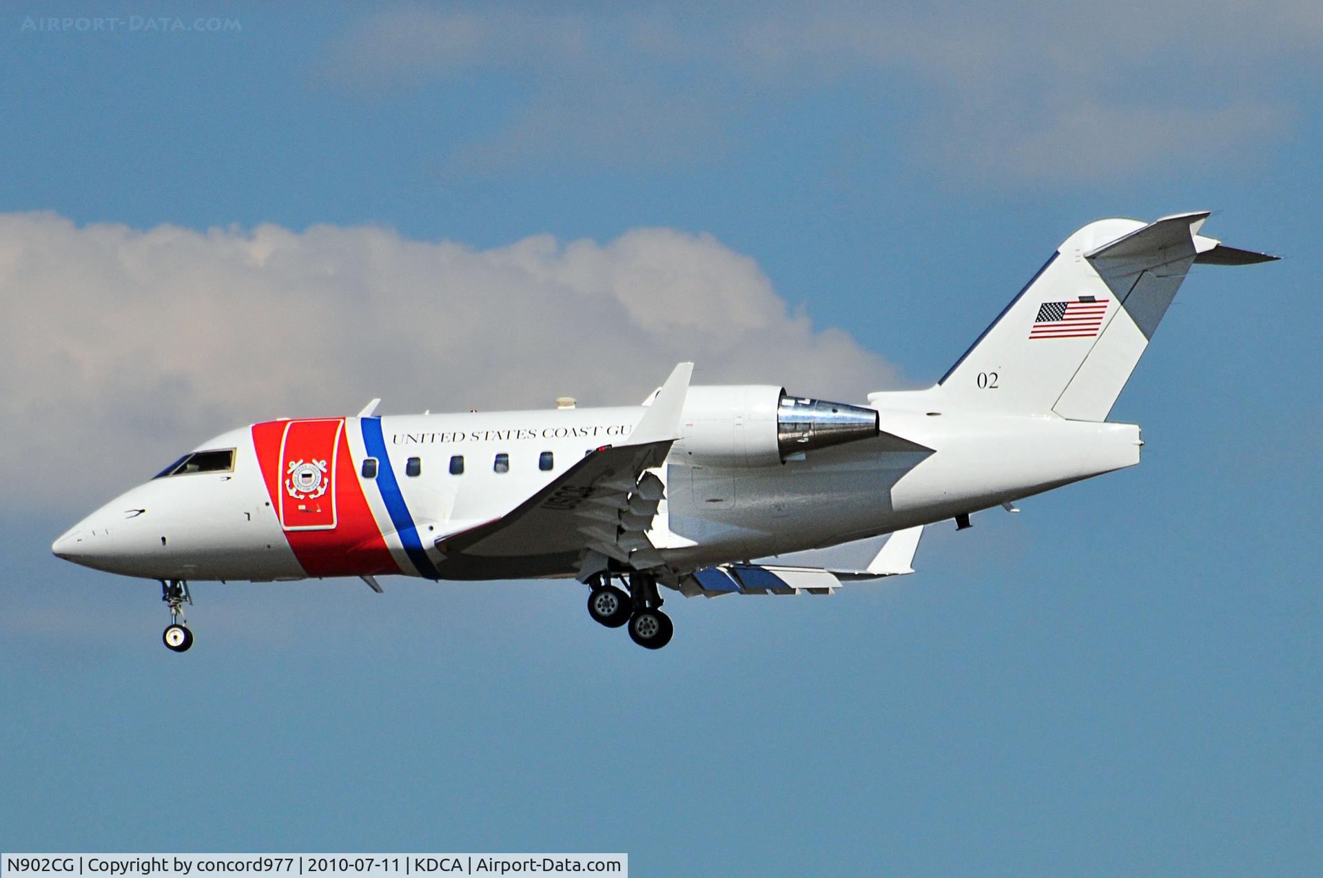 02, 2005 Bombardier C-143A Challenger (604/CL-600-2B16) C/N 5427, Seen at KDCA on 7/11/2010