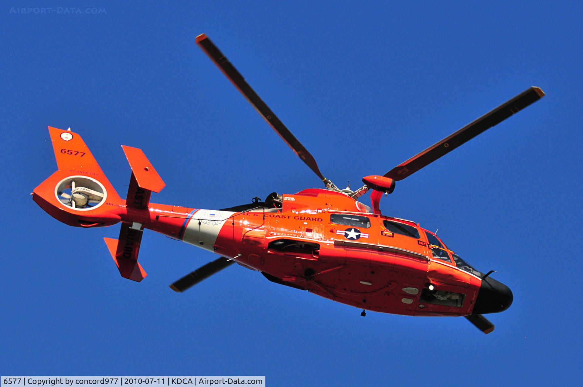 6577, Aérospatiale HH-65A Dolphin C/N 6274, Seen at KDCA on 7/11/2010