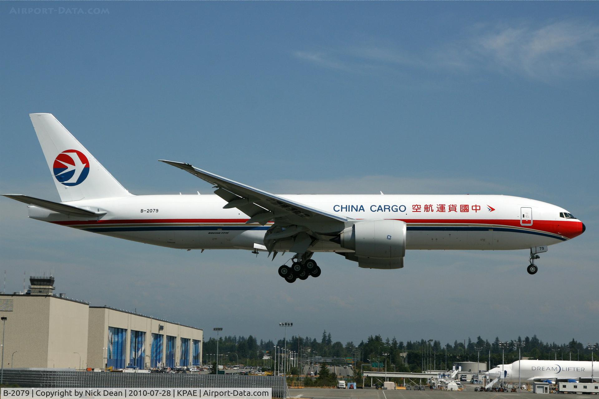 B-2079, 2010 Boeing 777-F6N C/N 37715, KPAE, Boeing 99 returning to base after a flight to KEUG of all places