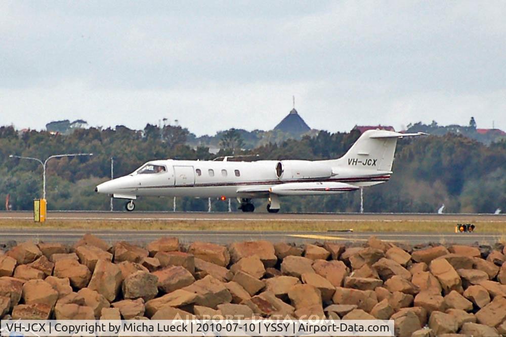 VH-JCX, 1986 Gates Learjet 36A C/N 36A-057, At Sydney