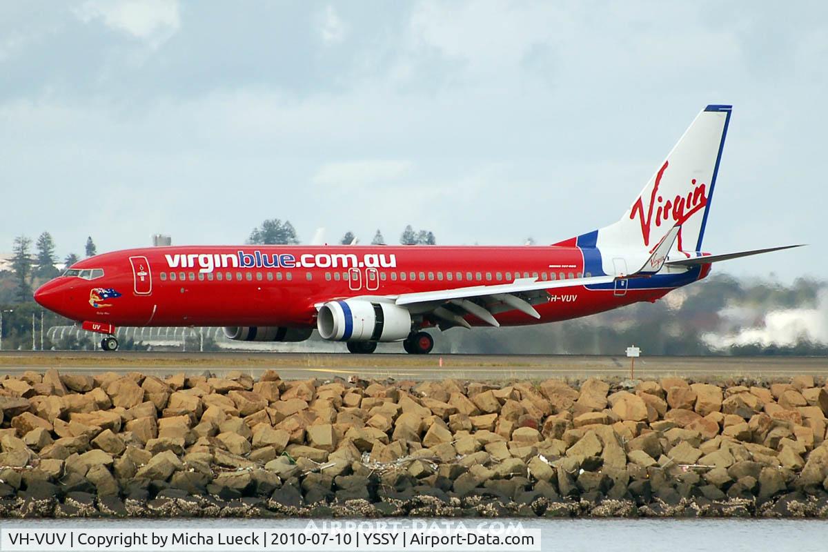 VH-VUV, 2010 Boeing 737-8FE C/N 37821, At Sydney