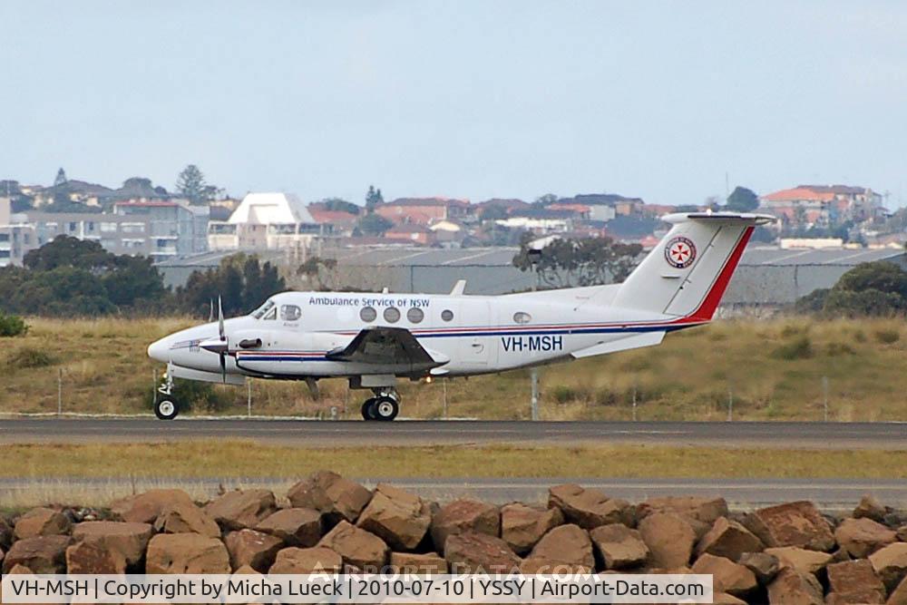VH-MSH, 2001 Raytheon B200 King Air C/N BB-1787, At Sydney
