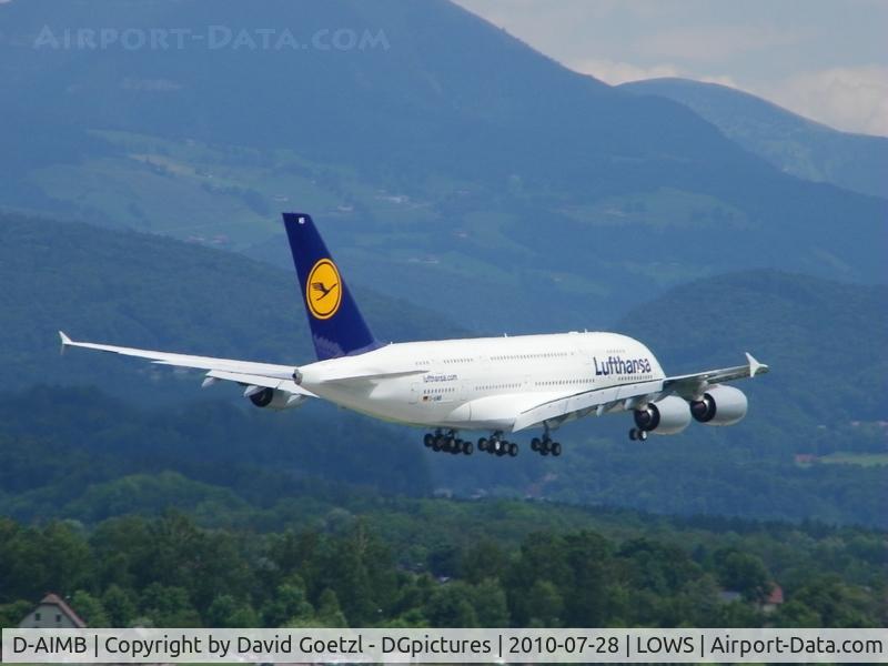 D-AIMB, 2010 Airbus A380-841 C/N 041, Overflight.