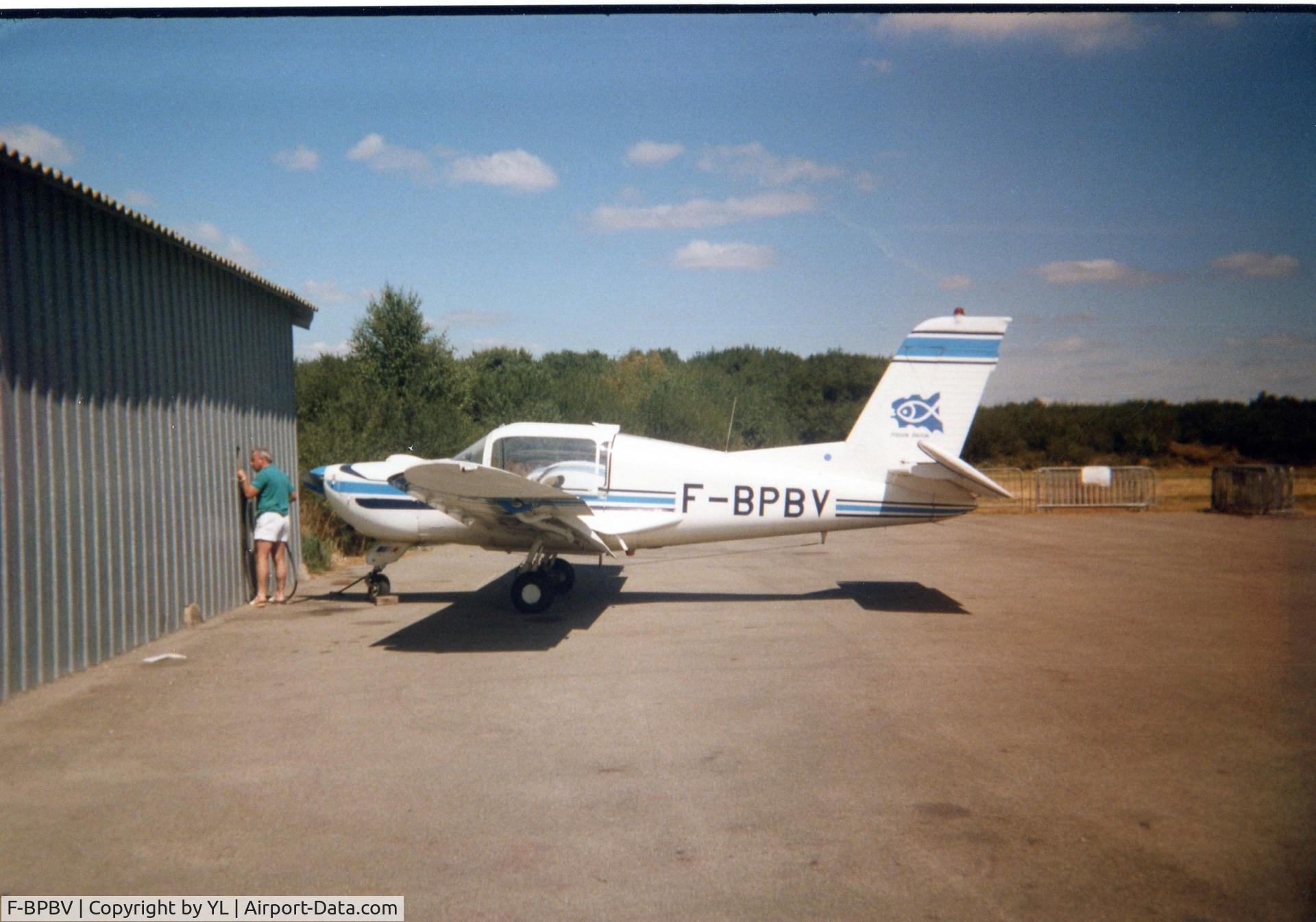 F-BPBV, Socata MS-892A Rallye Commodore 150 C/N 10739, In Guiscriff (France/Bretagne) airfield, in the end of the 1980's...
