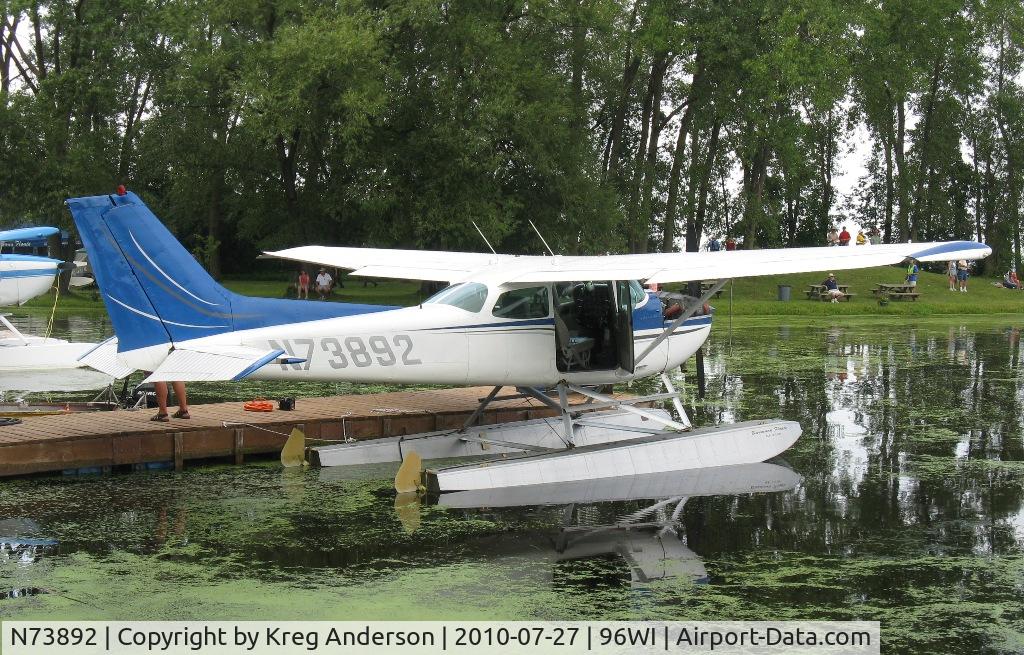 N73892, Cessna 172N C/N 17267733, Cessna 172N Skyhawk docked at AirVenture 2010.