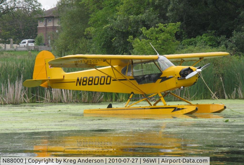 N88000, 1946 Piper J3C-65 Cub C/N 15617, Piper J3C-65 Cub moored at AirVenture 2010.