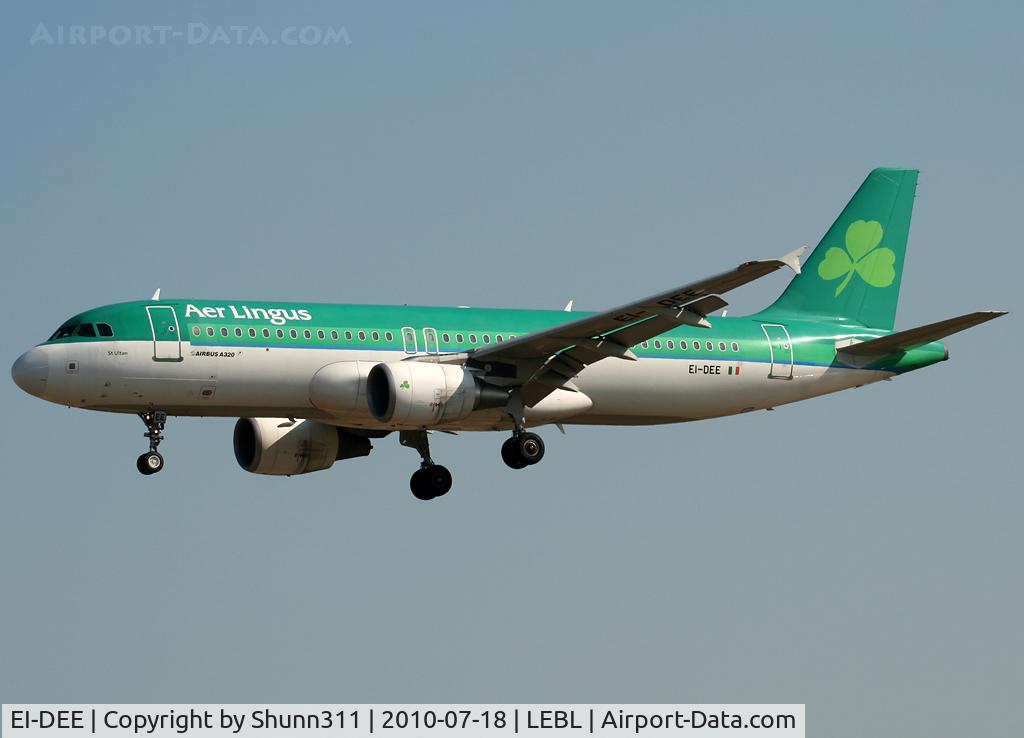 EI-DEE, 2004 Airbus A320-214 C/N 2250, Landing rwy 25R