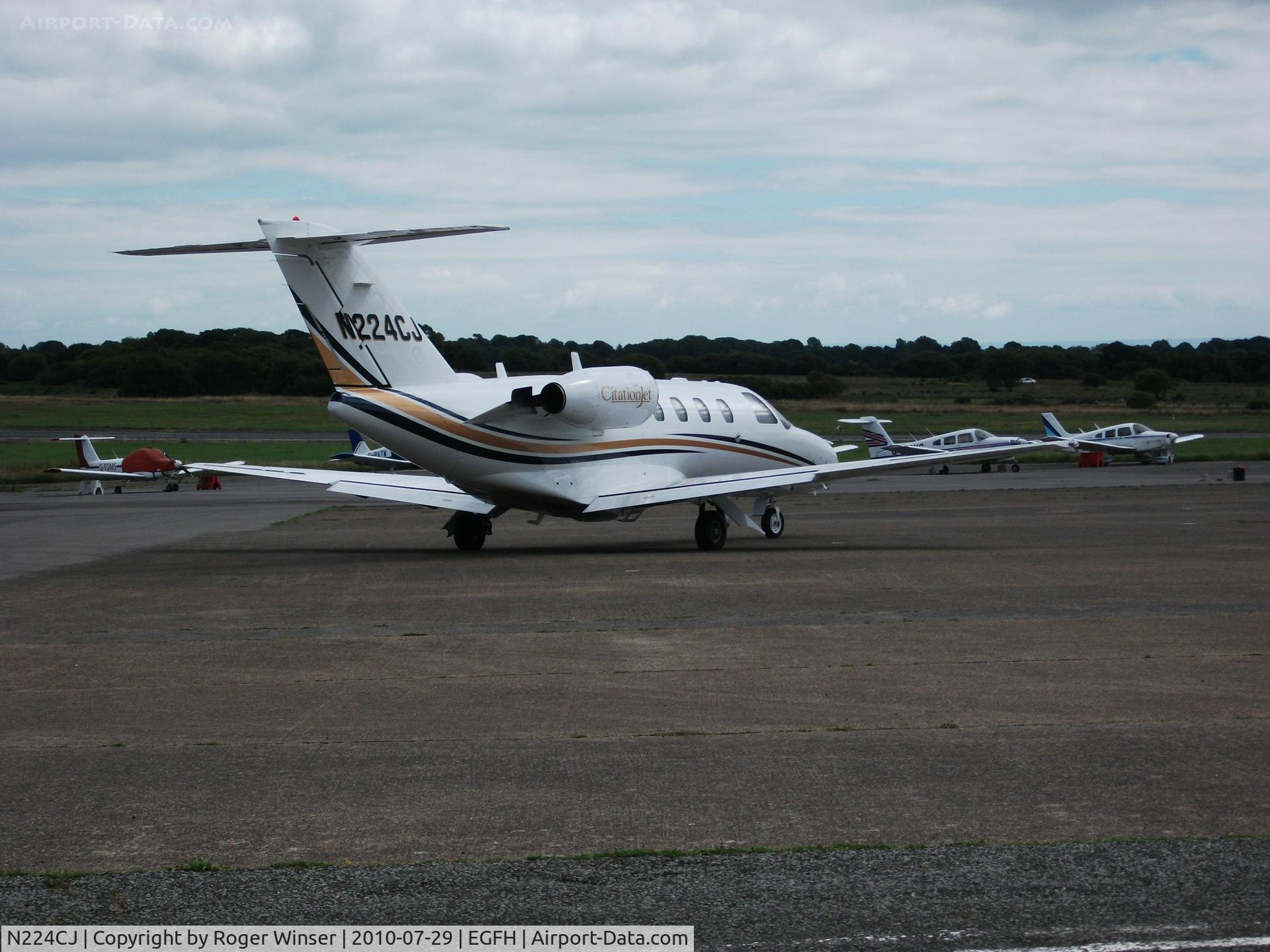 N224CJ, 1997 Cessna 525 CitationJet C/N 525-0224, Citation Jet of Janabeck Aviation at Swansea Airport