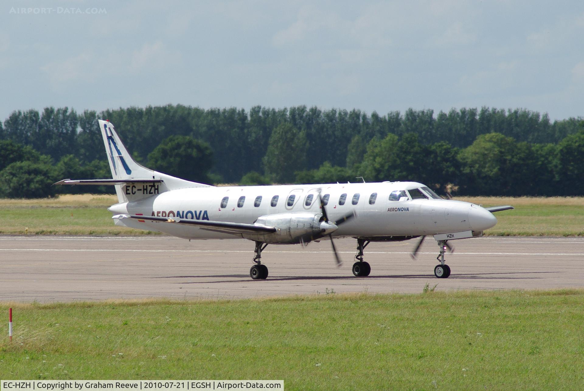 EC-HZH, 1988 Fairchild SA-227AC Metro III C/N AC-720, Lining up to depart.