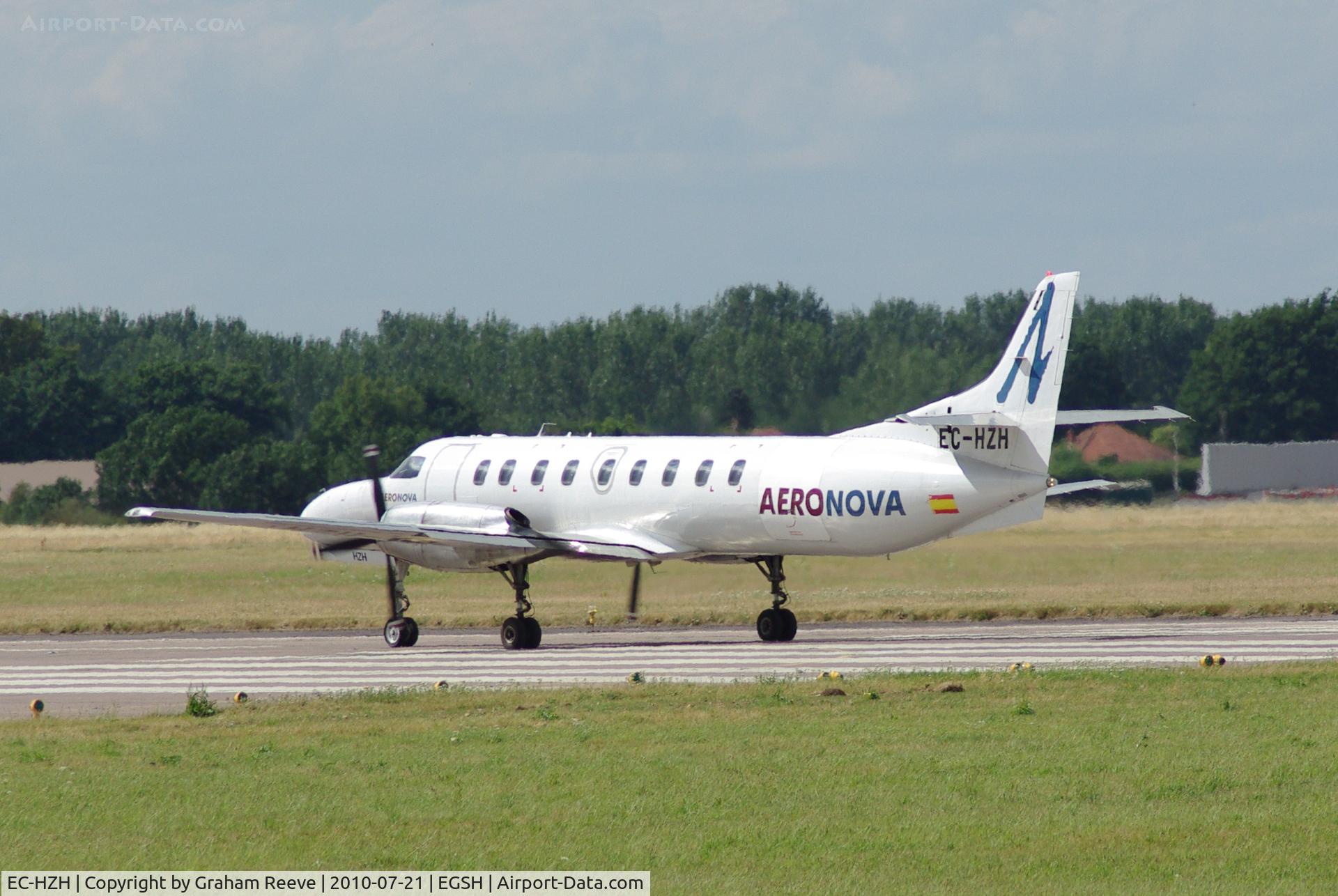 EC-HZH, 1988 Fairchild SA-227AC Metro III C/N AC-720, About to depart.
