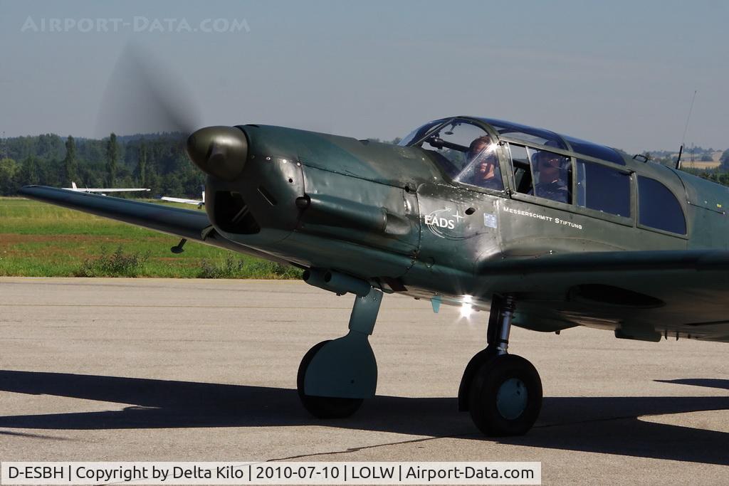 D-ESBH, Messerschmitt Bf-108B-2 Taifun C/N 3701-14, 100 years Airfield Wels-ex D-IJHW, AW167, G-AFZO, HB-ESM