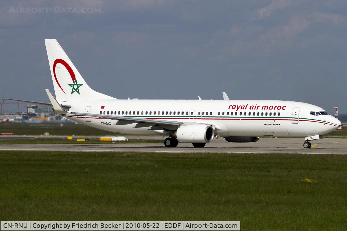 CN-RNU, 2002 Boeing 737-8B6 C/N 28987, departing via RW18W