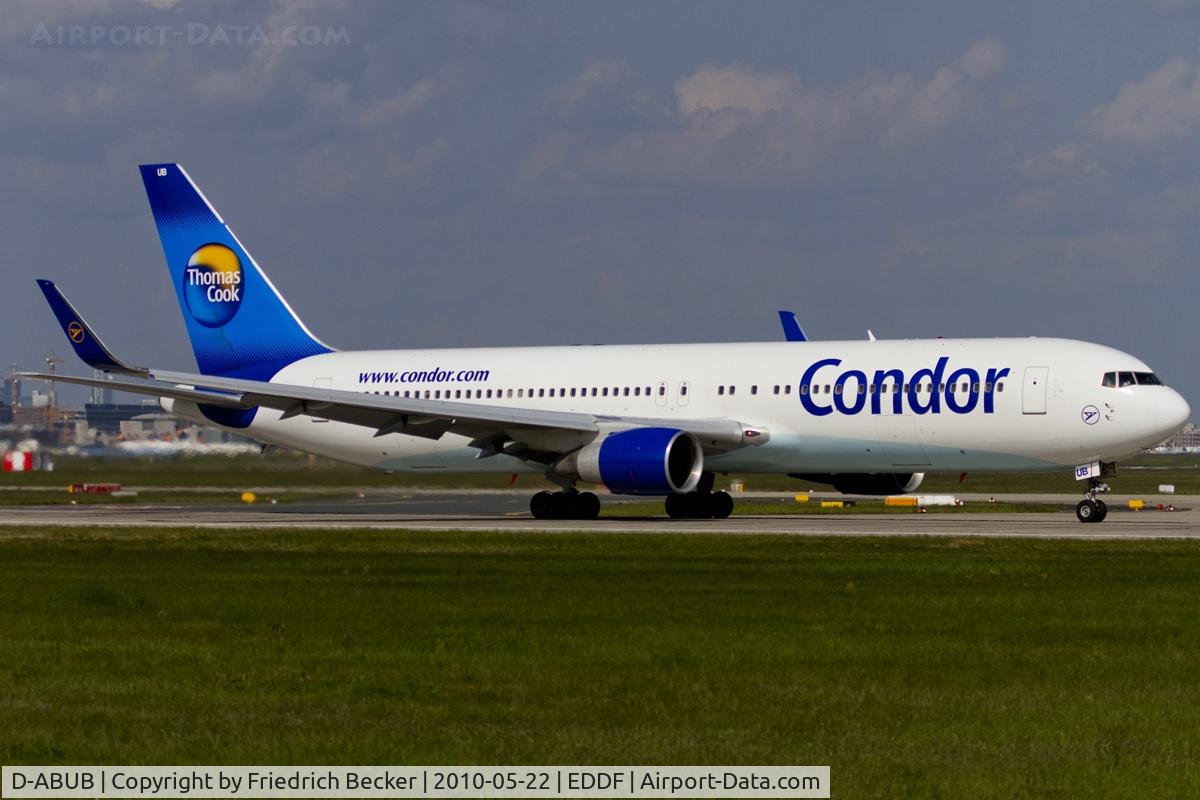 D-ABUB, 1992 Boeing 767-330/ER C/N 26987, departing via RW18W