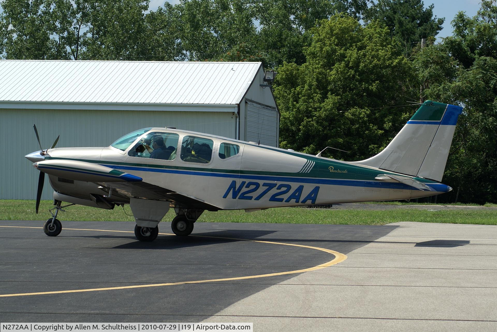 N272AA, 1960 Beech 35-33 Debonair C/N CD-34, 1960 Beech 35-33