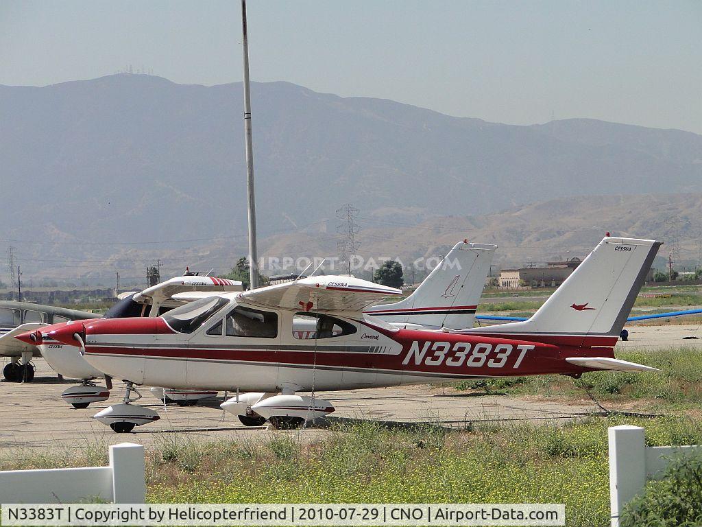 N3383T, 1967 Cessna 177 Cardinal C/N 17700683, Parked west of Chino tower