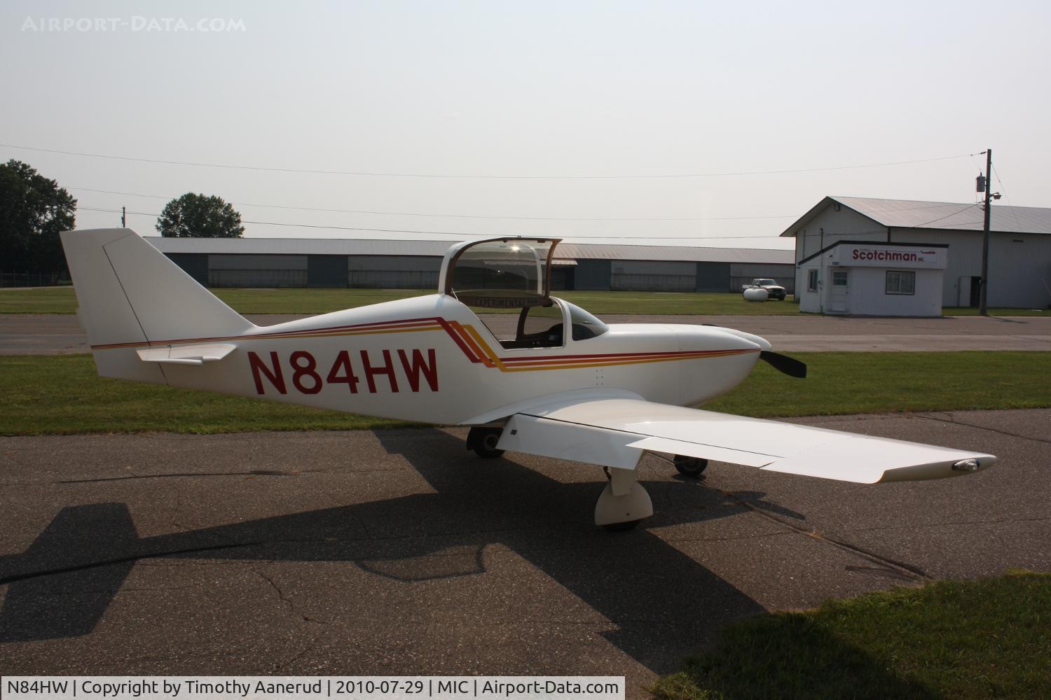 N84HW, 1986 Stoddard-Hamilton Glasair C/N 385, 1986 Glasair I-RG, c/n: 385