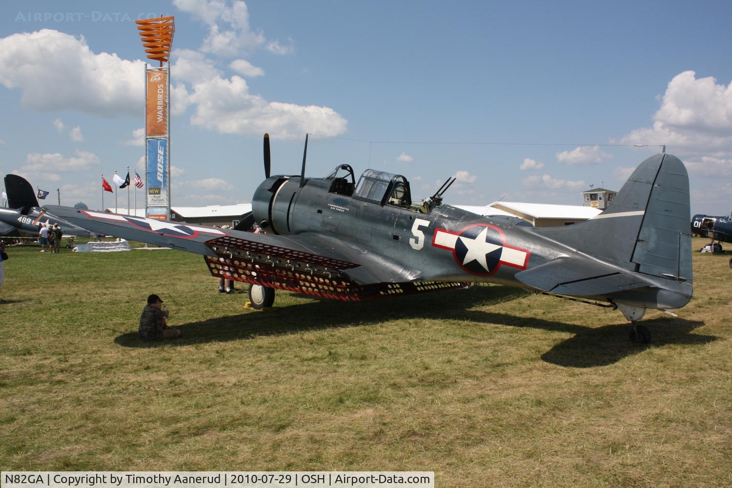 N82GA, Douglas SBD-5 Dauntless C/N 54532, Douglas SBD-5, c/n: 54532