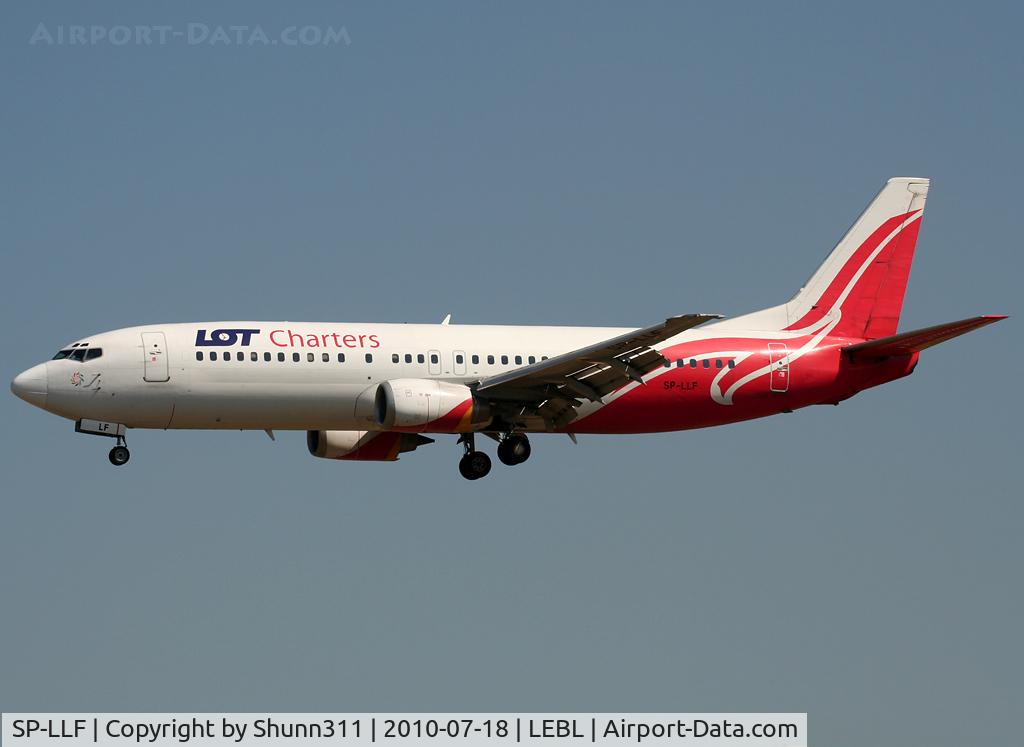 SP-LLF, 1997 Boeing 737-45D C/N 28752/2874, Landing rwy 25R