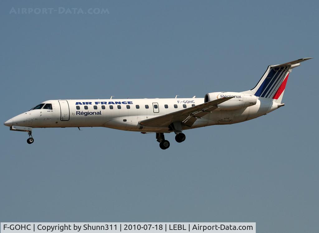 F-GOHC, 2000 Embraer ERJ-135ER (EMB-135ER) C/N 145243, Landing rwy 25R