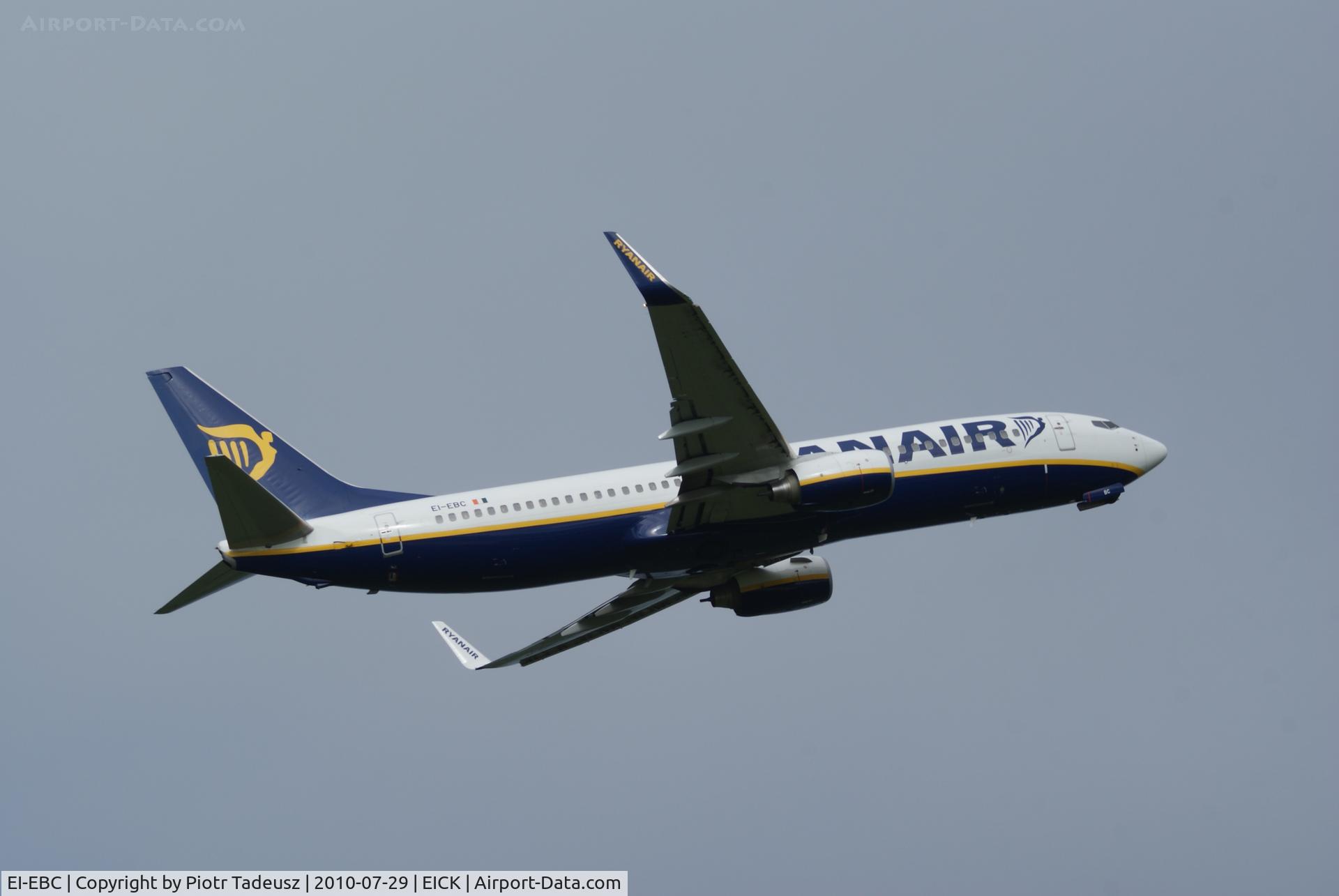 EI-EBC, 2009 Boeing 737-8AS C/N 37520, Cork
