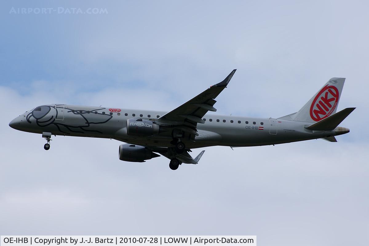 OE-IHB, 2009 Embraer 190LR (ERJ-190-100LR) C/N 19000294, DSLR-A230 (55-200 mm); www.haj-spotter.de.tf