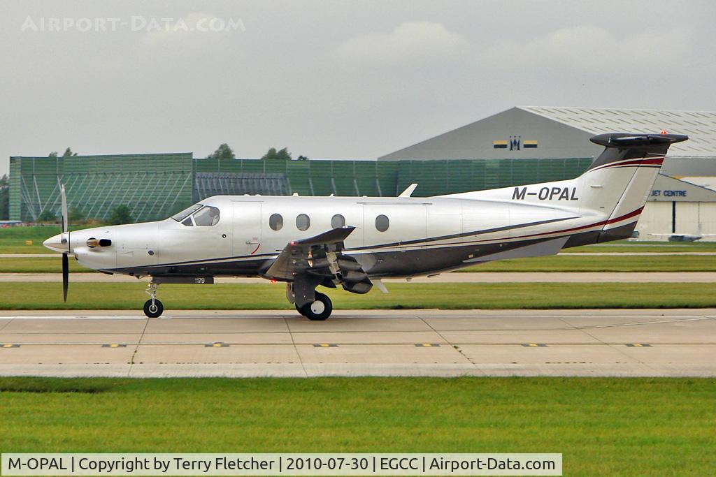 M-OPAL, 2009 Pilatus PC-12/47E C/N 1179, Pilatus Aircraft Limited PC-12, c/n: 1179 departing from Manchester UK