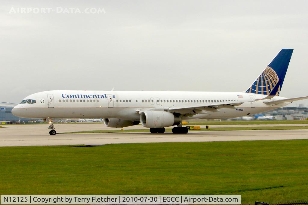 N12125, 1998 Boeing 757-224 C/N 28967, Continental's 1998 Boeing 757-224, c/n: 28967 at Manchester UK