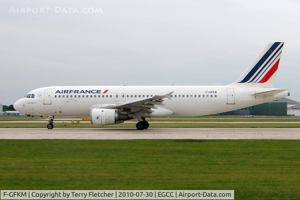 F-GFKM, 1990 Airbus A320-211 C/N 0102, Air France Airbus A320-211, c/n: 0102 at Manchester UK