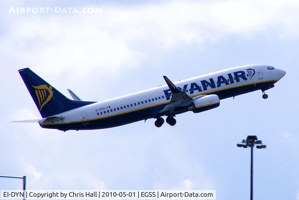 EI-DYN, 2008 Boeing 737-8AS C/N 36576, Ryanair