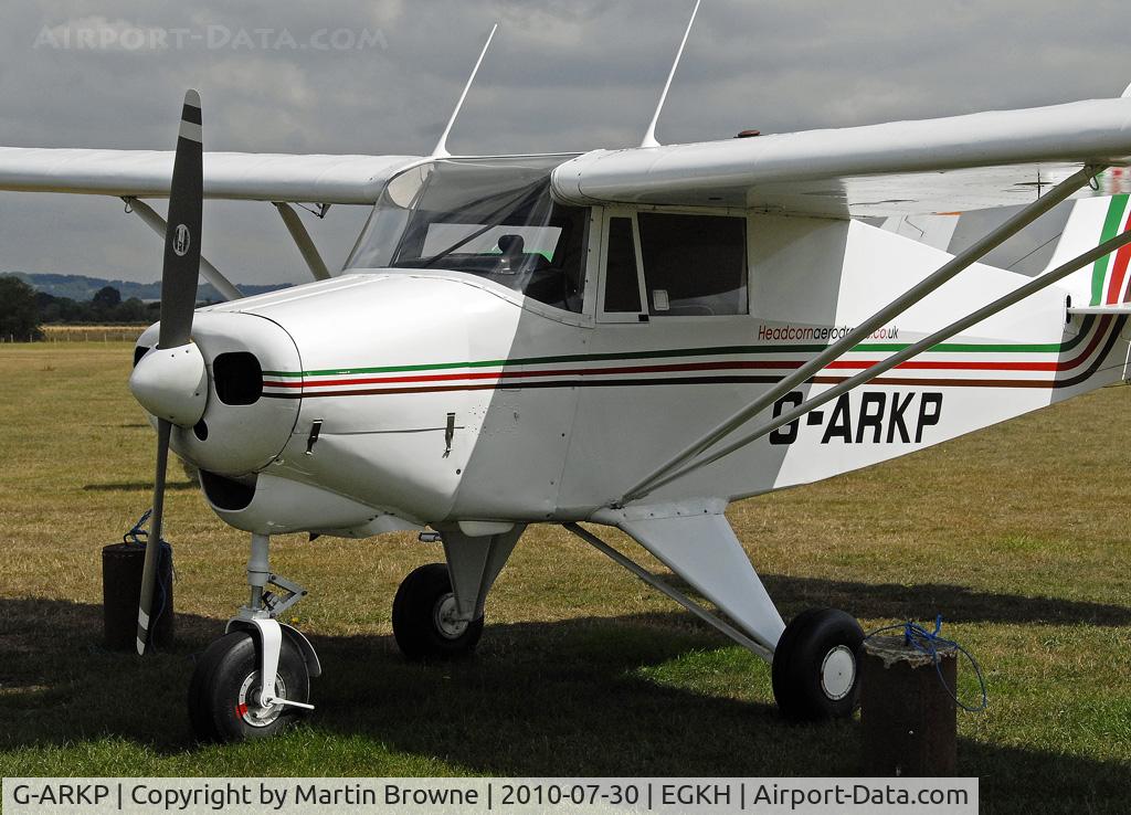G-ARKP, 1961 Piper PA-22-108 Colt Colt C/N 22-8364, CLOSE UP FROM THE NOSE