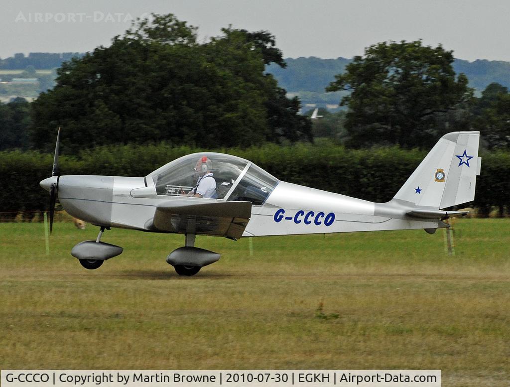 G-CCCO, 2003 Aerotechnik EV-97 Eurostar C/N PFA 315-14006, SHOT AT HEADCORN