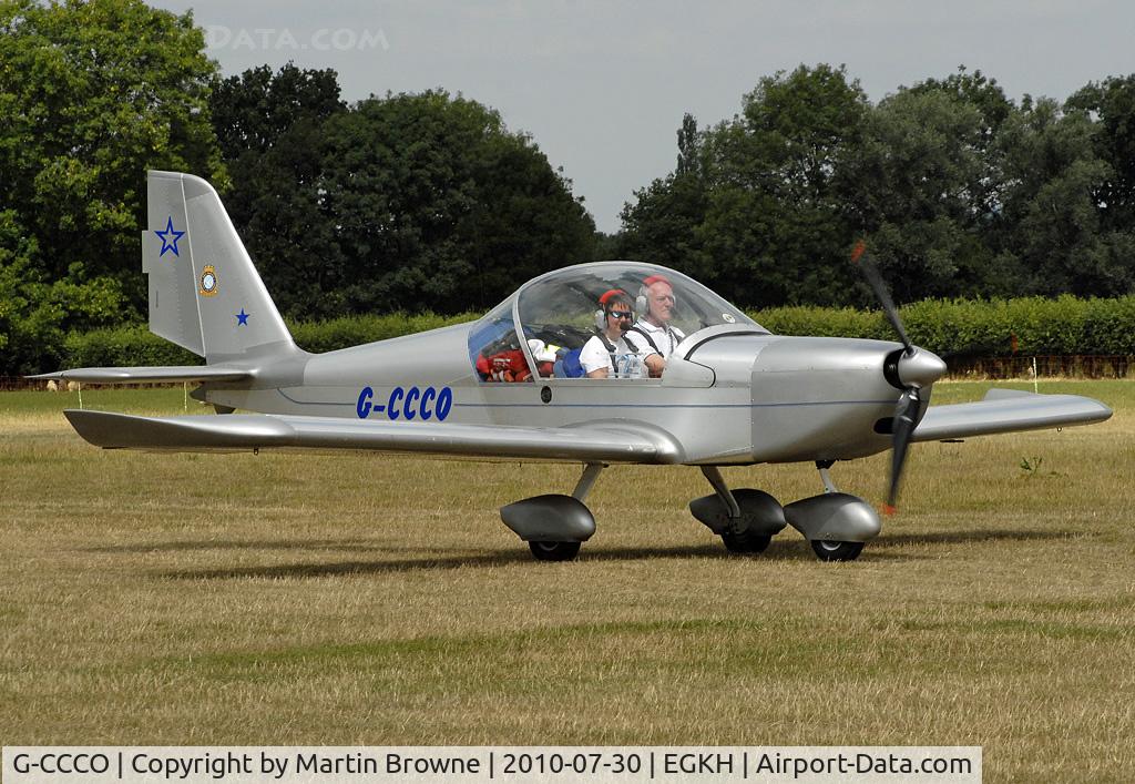G-CCCO, 2003 Aerotechnik EV-97 Eurostar C/N PFA 315-14006, SHOT AT HEADCORN