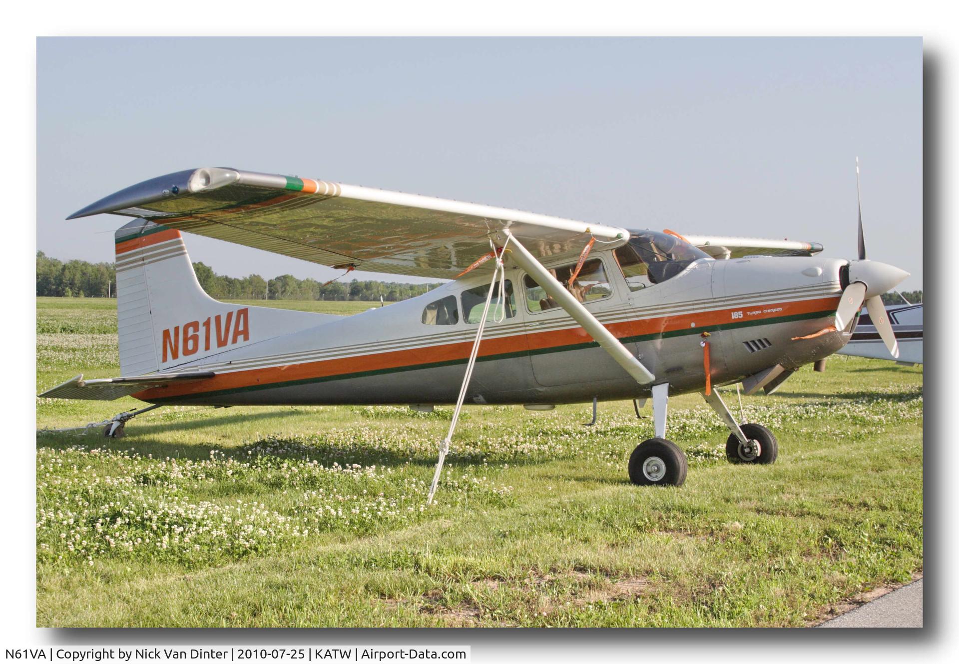 N61VA, 1977 Cessna A185F Skywagon 185 C/N 18503393, Sure KATW is nice ... I still want to go to Oshkosh!