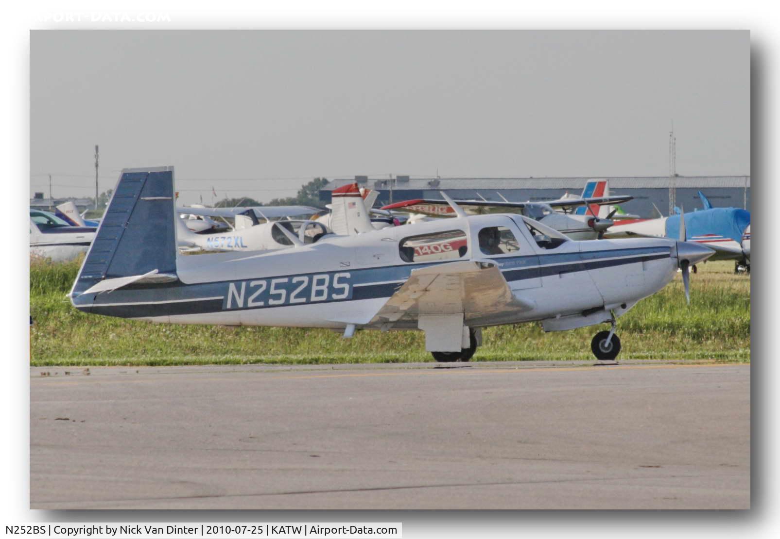 N252BS, 1987 Mooney M20K C/N 25-1107, Sure KATW is nice ... I still want to go to Oshkosh!