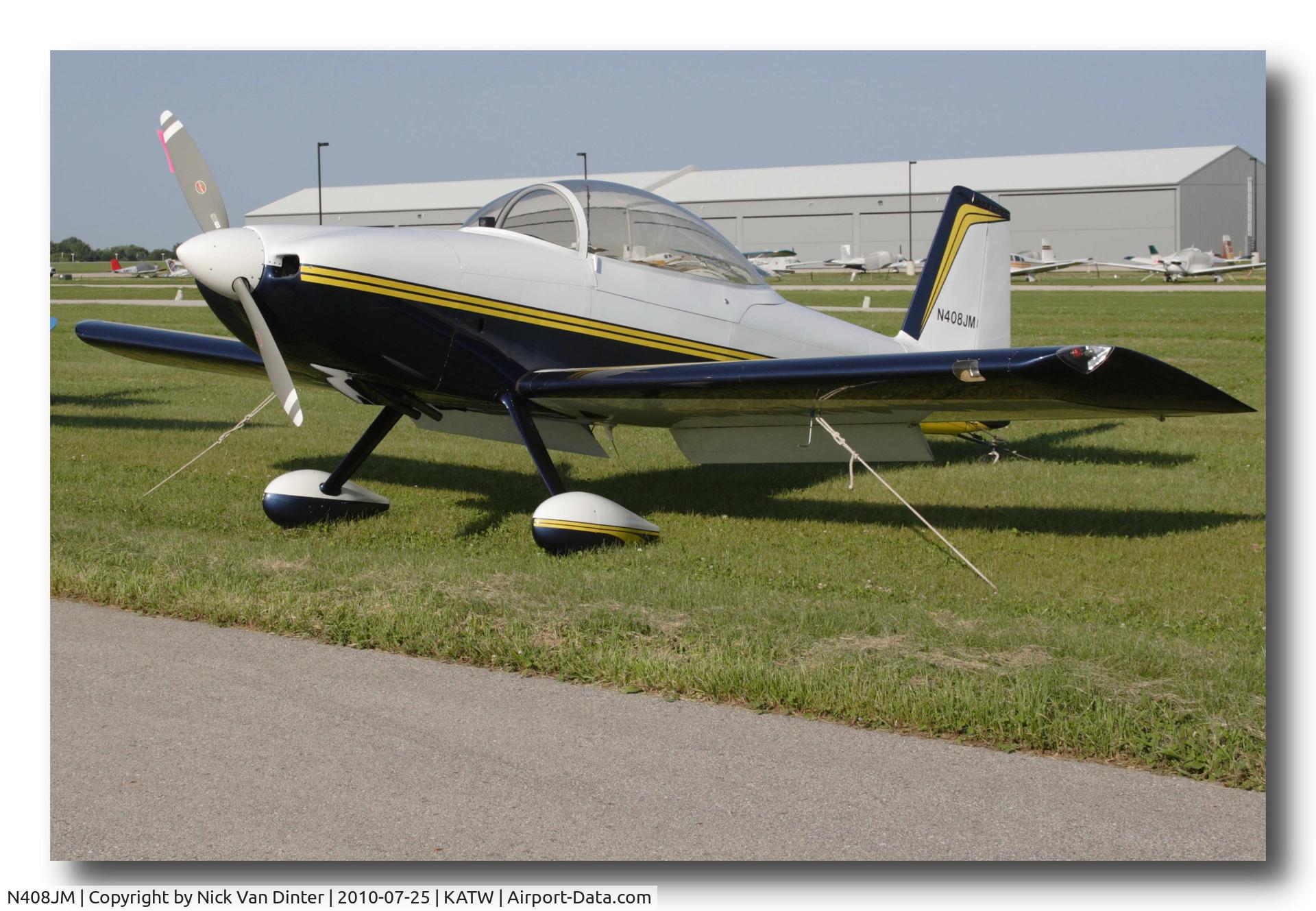 N408JM, 2000 Vans RV-8 C/N 80380, Sure KATW is nice ... I still want to go to Oshkosh!