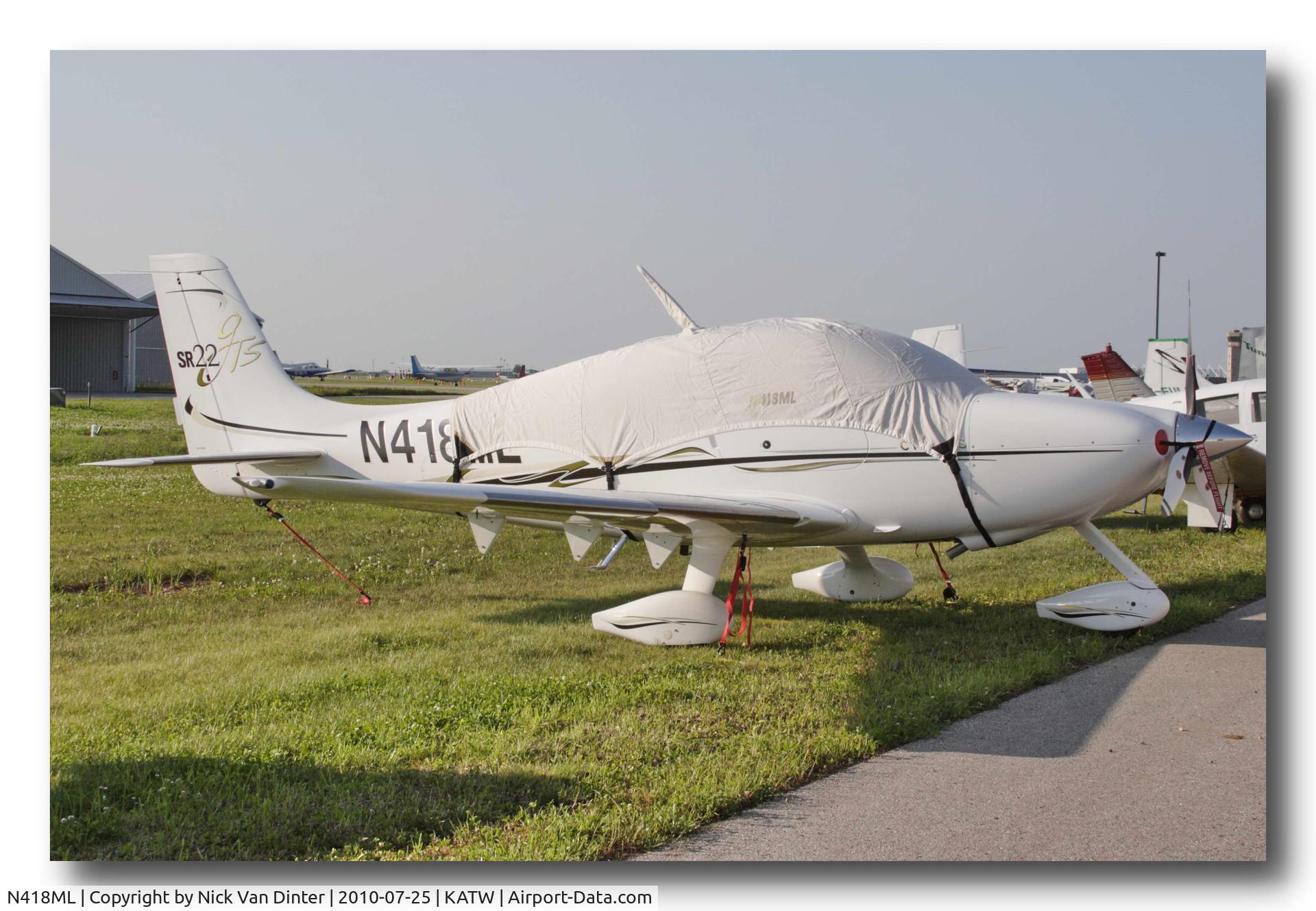 N418ML, 2006 Cirrus SR22 GTS C/N 1781, Sure KATW is nice ... I still want to go to Oshkosh!