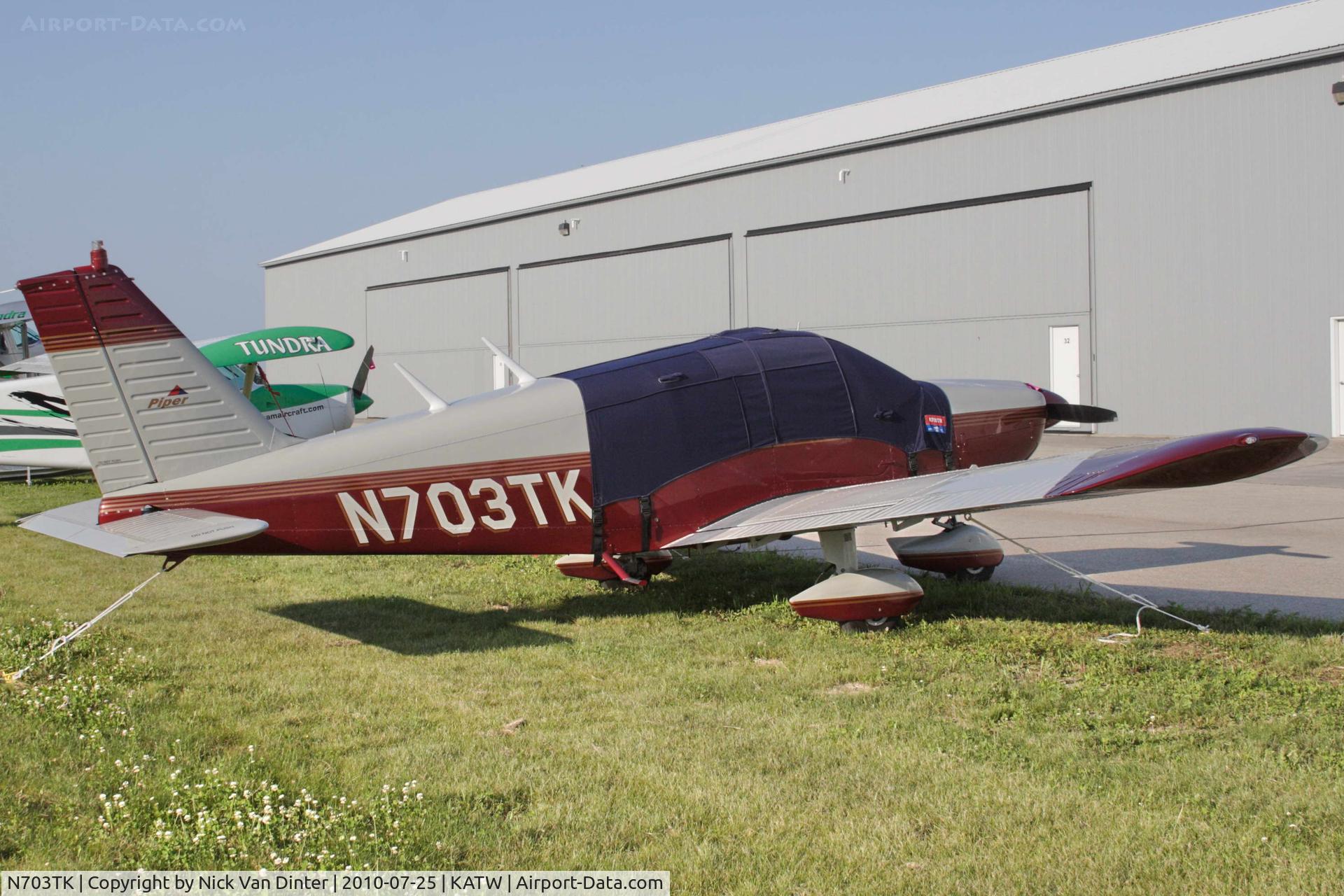 N703TK, 1968 Piper PA-28-180 C/N 28-5165, Sure KATW is nice ... I still want to go to Oshkosh!