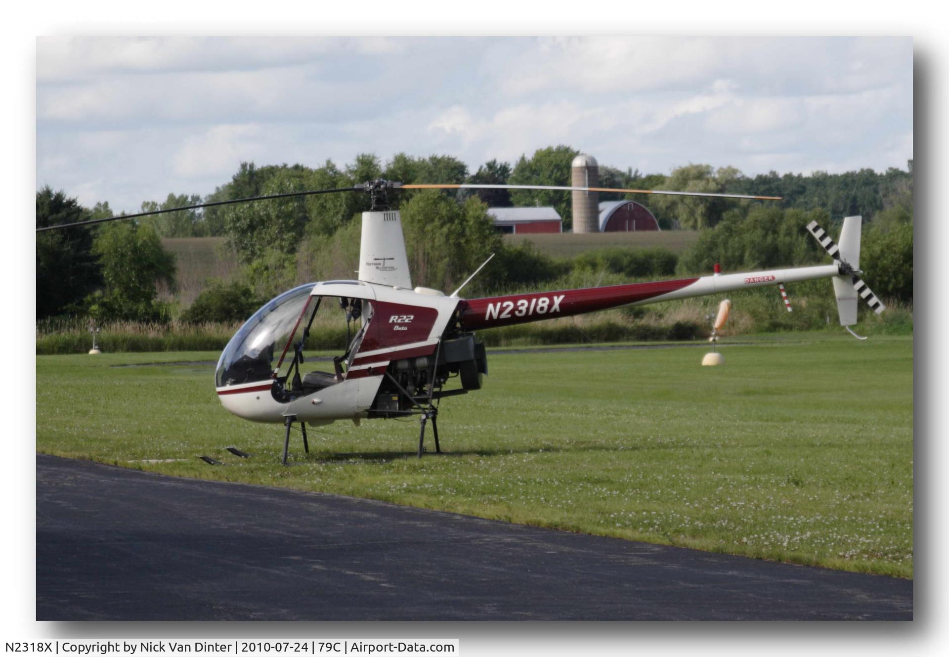 N2318X, 1991 Robinson R22 BETA C/N 2029, Nice day @ 79C