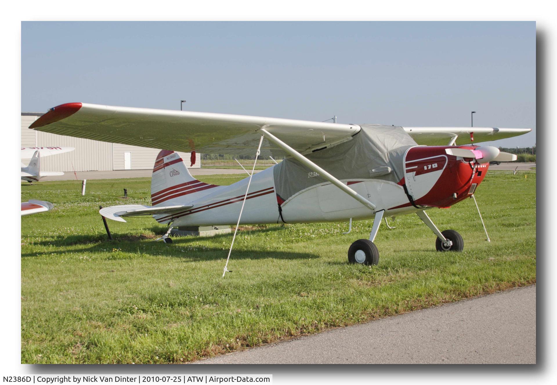 N2386D, 1952 Cessna 170B C/N 20538, Sure KATW is nice ... I still want to go to Oshkosh!