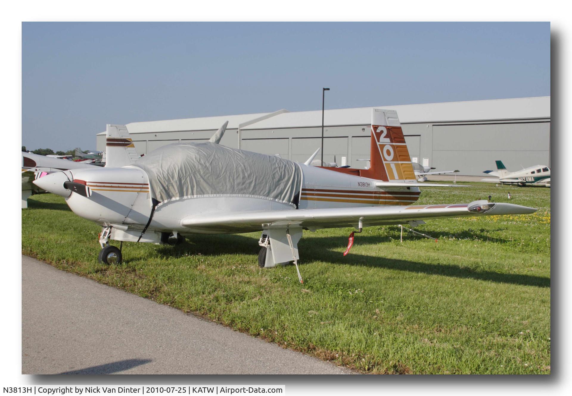 N3813H, 1980 Mooney M20J 201 C/N 24-1043, Sure KATW is nice ... I still want to go to Oshkosh!