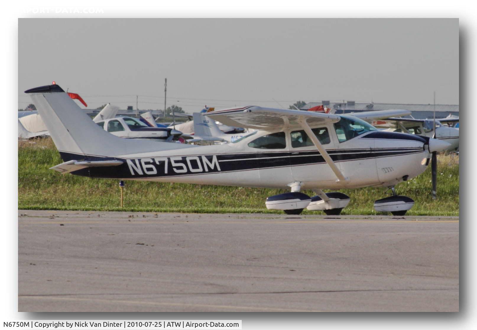 N6750M, 1975 Cessna 182P Skylane C/N 18263822, Sure KATW is nice ... I still want to go to Oshkosh!