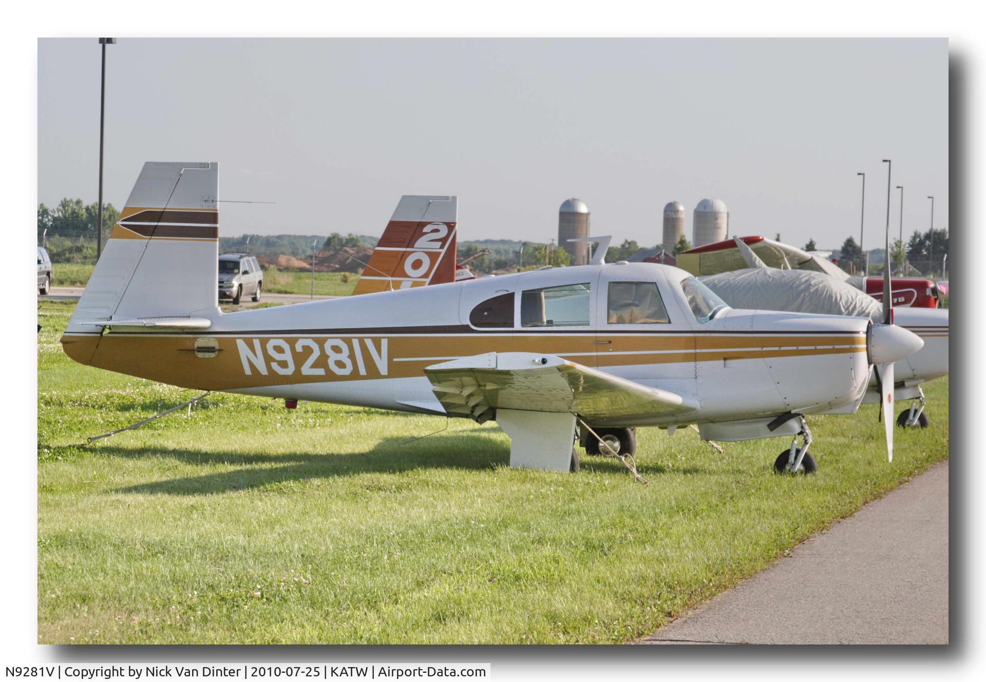N9281V, 1969 Mooney M20C Ranger C/N 690077, Sure KATW is nice ... I still want to go to Oshkosh!