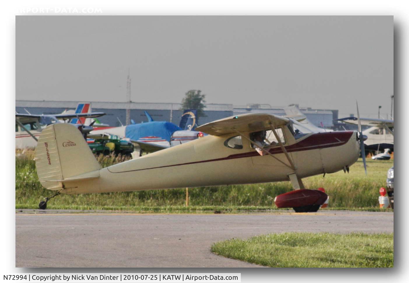 N72994, 1946 Cessna 140 C/N 10199, Sure KATW is nice ... I still want to go to Oshkosh!