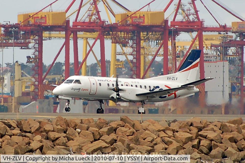 VH-ZLV, Saab 340B C/N 340B-386, At Sydney