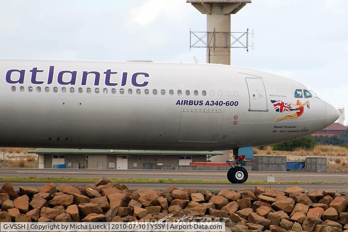 G-VSSH, 2004 Airbus A340-642 C/N 615, At Sydney