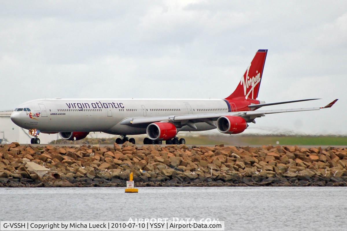G-VSSH, 2004 Airbus A340-642 C/N 615, At Sydney